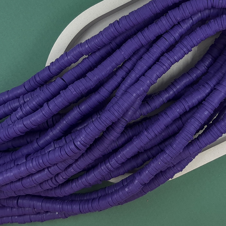 Нить Каучук (пластик) 6 мм цвет фиолетовый (5308-Ф) купить в Воронеже | Заказать в интернет-магазине Viva Beads
