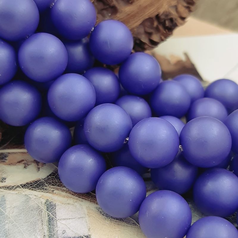 Жемчуг майорка матовый 10 мм синий (2918-10) купить в Воронеже | Заказать в интернет-магазине Viva Beads
