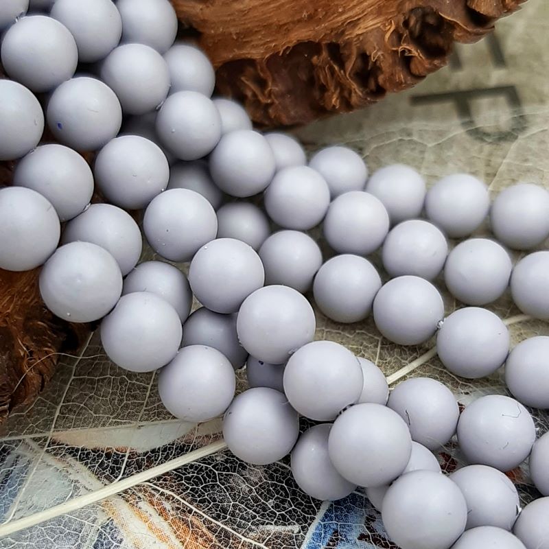 Жемчуг майорка матовый 6 мм серый (2924-6) купить в Воронеже | Заказать в интернет-магазине Viva Beads
