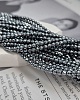 Нить 39 см Гематит 3 мм граненая бусина цвет черный (8379-3) купить в Воронеже | Заказать в интернет-магазине Viva Beads
