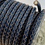 50 см Шнур кожаный плетеный темно-синий 5 мм (2770-ТС) купить в Воронеже | Заказать в интернет-магазине Viva Beads
