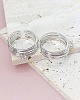 Основа для кольца свободный размер родиевое покр. (8023-Р) купить в Воронеже| Заказать в интернет-магазине Viva Beads
