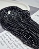Нить 39 см Агат черный бусины гладкий шар 2 мм (521-2) купить в Воронеже | Заказать в интернет-магазине Viva Beads
