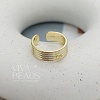 Основа для кольца с петлей свободный размер позолота (7573-З) купить в Воронеже| Заказать в интернет-магазине Viva Beads
