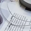 Чокер - жесткая основа для колье 13 см / диаметр / сталь (8484) купить в Воронеже | Заказать в интернет-магазине Viva Beads
