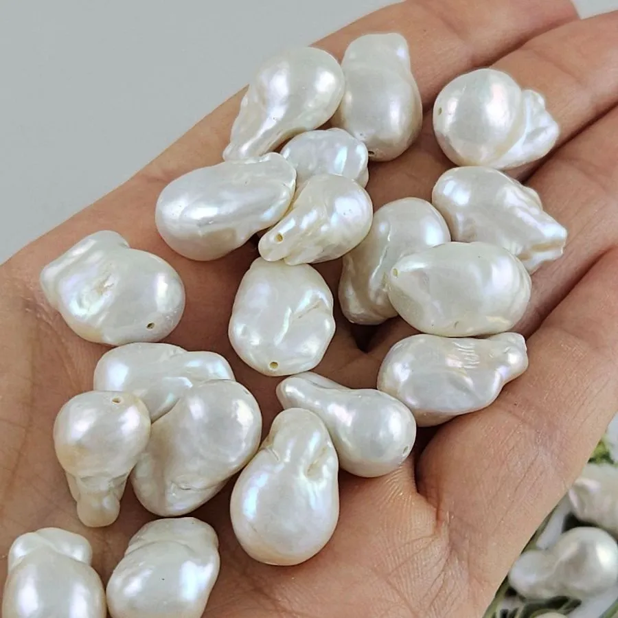 1 шт. Жемчуг натуральный речной барочный длиной ок. 14-18 мм, АА (9764) купить с доставкой по России | Интернет-магазин Viva Beads