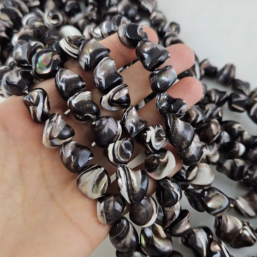 Нить 19 см Перламутр натуральный 11-14 мм свободной формы, коричневый (10211) для бижутерии купить с доставкой по России | Интернет‑магазин Viva Beads
