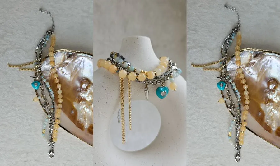 Как собрать многослойный браслет: техника, которая работает с любыми камнями