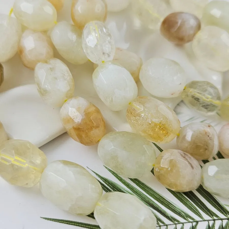 1 шт. Цитрин 16-21х11-15 мм овальные граненые бусины (1005-Ц) купить в Воронеже | Заказать в интернет-магазине Viva Beads
