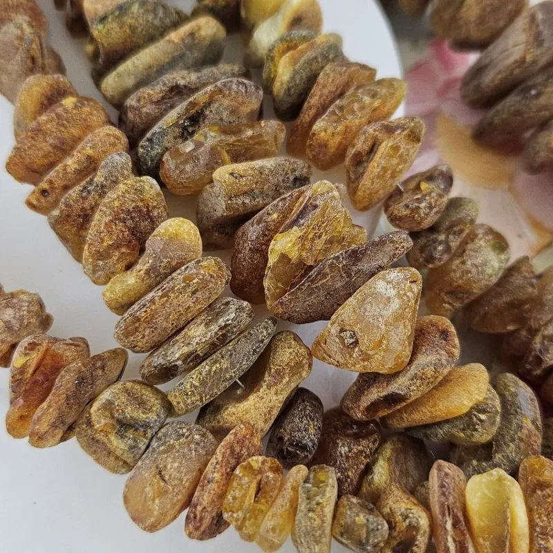 1 шт Янтарь натуральный кусочки 14-18х4-9 мм (10153-14/18) для бижутерии купить с доставкой по России | Интернет‑магазин Viva Beads