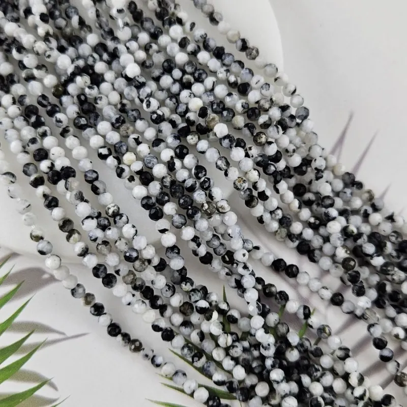 Нить 39 см Лунный камень с черным турмалином 3.5 мм граненая бусина (6293) для бижутерии купить с доставкой по России | Интернет‑магазин Viva Beads
