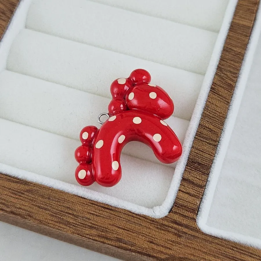 Подвеска Лошадка ручной работы 30x27х9.6 мм, насыщенный красный (10280-К) купить с доставкой по России | Интернет-магазин Viva Beads