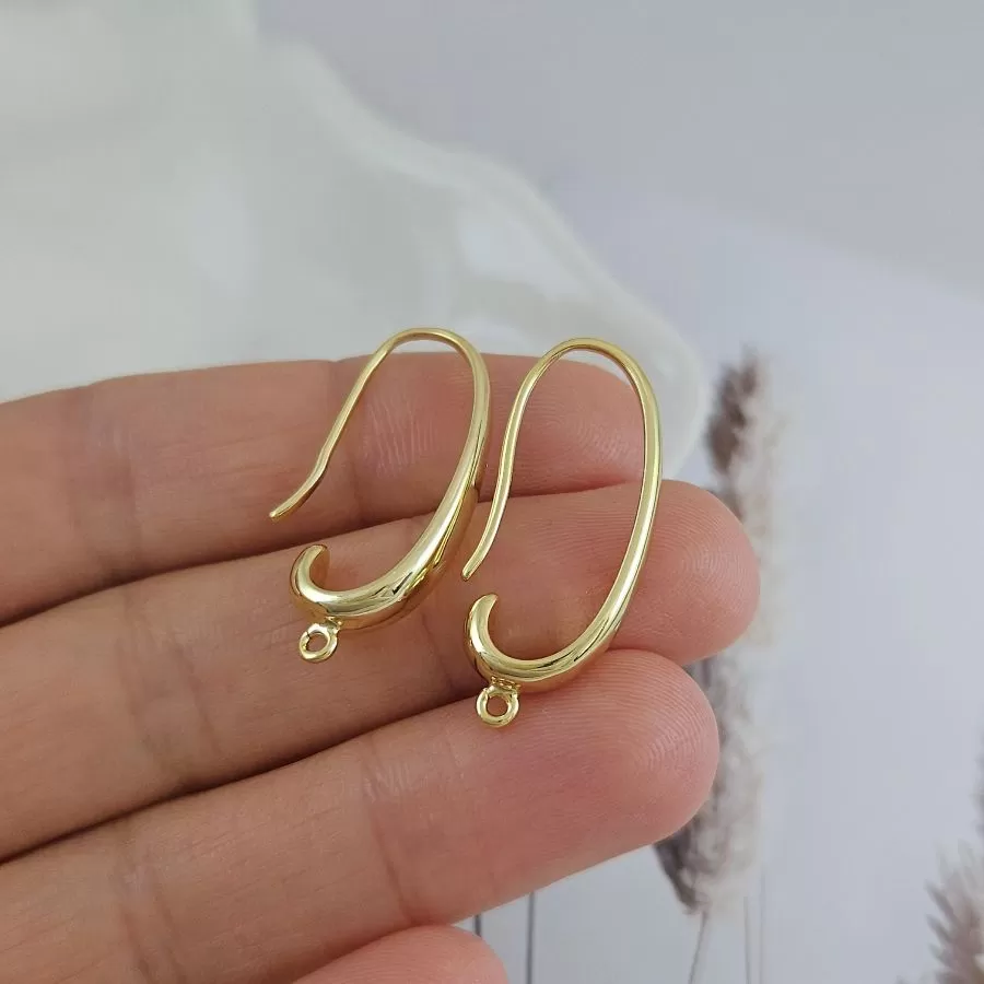 Швензы крючки 29х4.5 мм позолота 14К (5670-З) купить в #REGION_P# | Заказать в интернет-магазине Viva Beads
 Швензы крючки 29х4.5 мм позолота 14К (5670-З) купить в #REGION_P# | Заказать в интернет-магазине Viva Beads