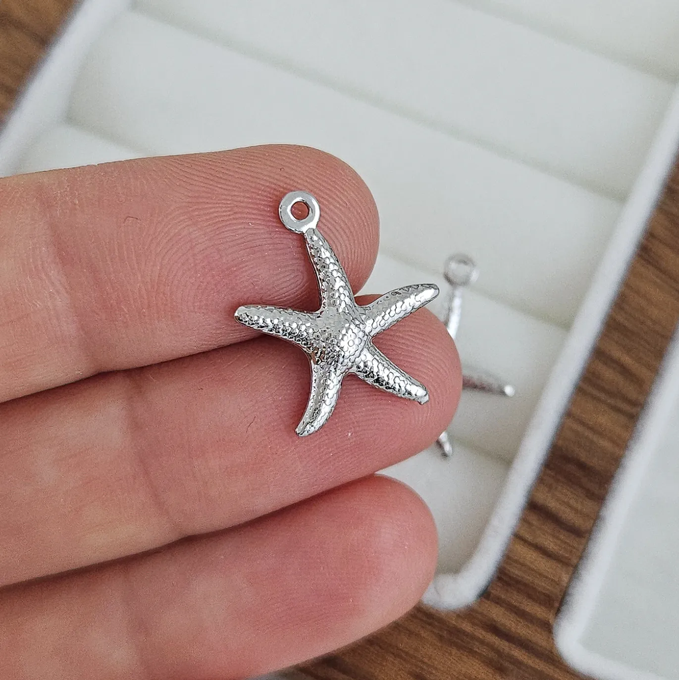 Подвеска Морская звезда 18Х15 мм родиевое покрытие (7877-15-Р) купить с доставкой по России | Интернет-магазин Viva Beads