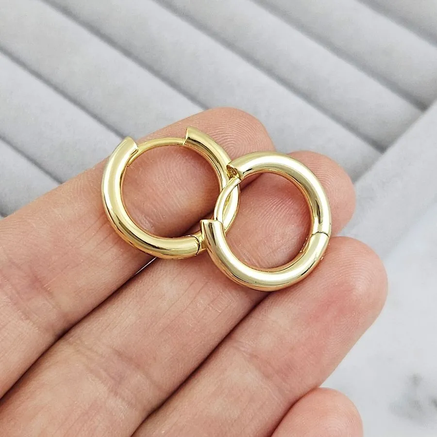 Швензы кольца, бублики, конго 18х3 мм, позолота 14К (10199-З) купить с доставкой по России | Интернет-магазин Viva Beads