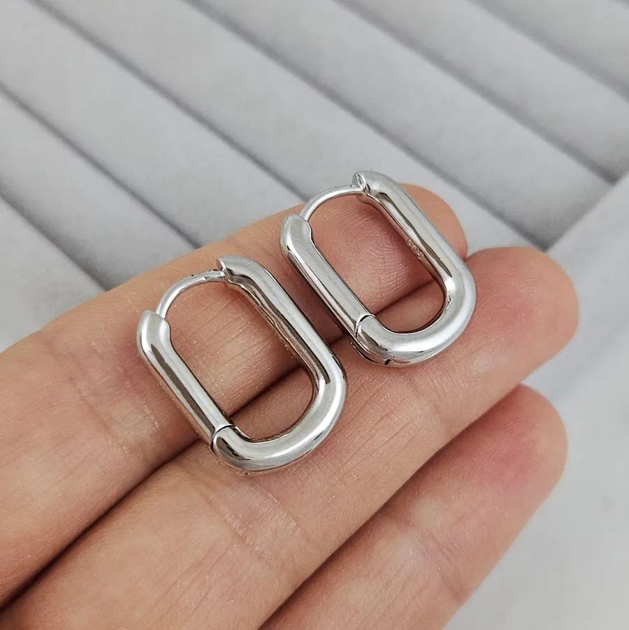 Швензы конго, бублики овальные 20х15х3.5 мм родиевое покрытие (5032-Р) купить с доставкой по России | Интернет-магазин Viva Beads