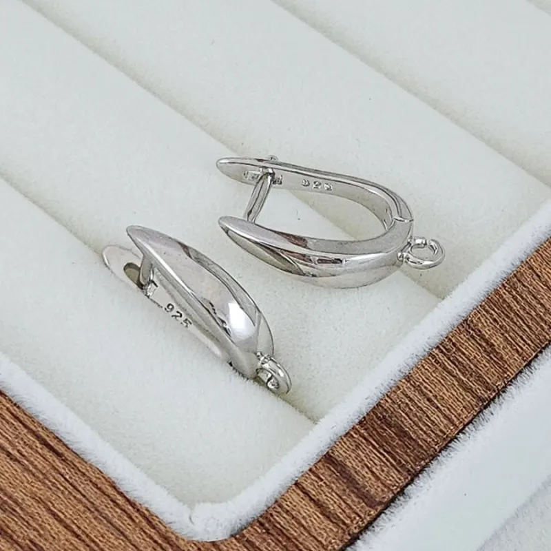 Швензы с английским замком базовые 18х3.5 мм, родиевое покрытие (9306-Р) швензы для серег купить с доставкой по России | Интернет-магазин Viva Beads