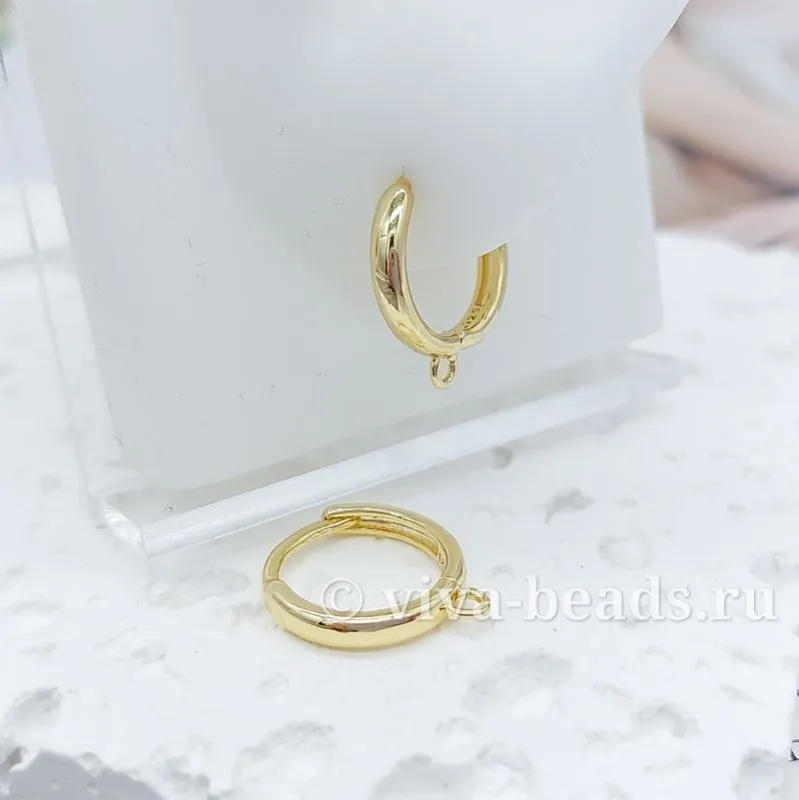 УЦЕНКА Швензы с замком колечки 16.5х14.5х2.5 мм позолота (6547-З-УЦ) купить в Воронеже | Заказать в интернет-магазине Viva Beads
 УЦЕНКА Швензы с замком колечки 16.5х14.5х2.5 мм позолота (6547-З-УЦ) купить в Воронеже | Заказать в интернет-магазине Viva Beads