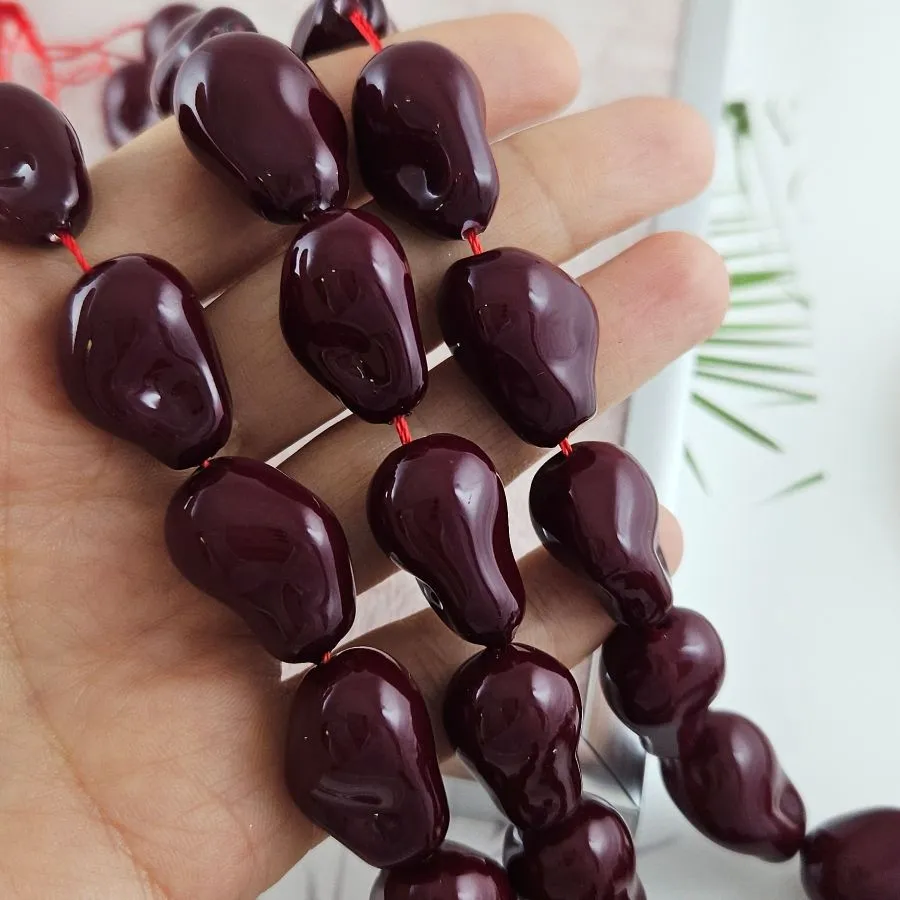 1 шт. Жемчуг майорка Капля барокко бусины 22х16х14.3 мм, бордовый (10082-22) купить с доставкой по России | Интернет-магазин Viva Beads