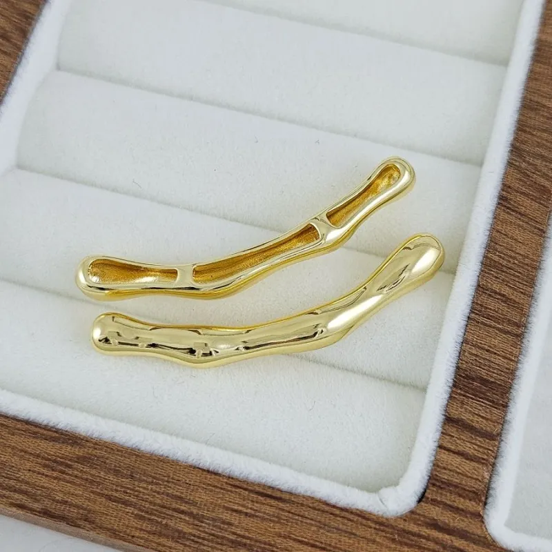 Бусина разделитель трубочка 40х5.1 мм, позолота 14К (9580-40-З) купить с доставкой по России | Интернет-магазин Viva Beads