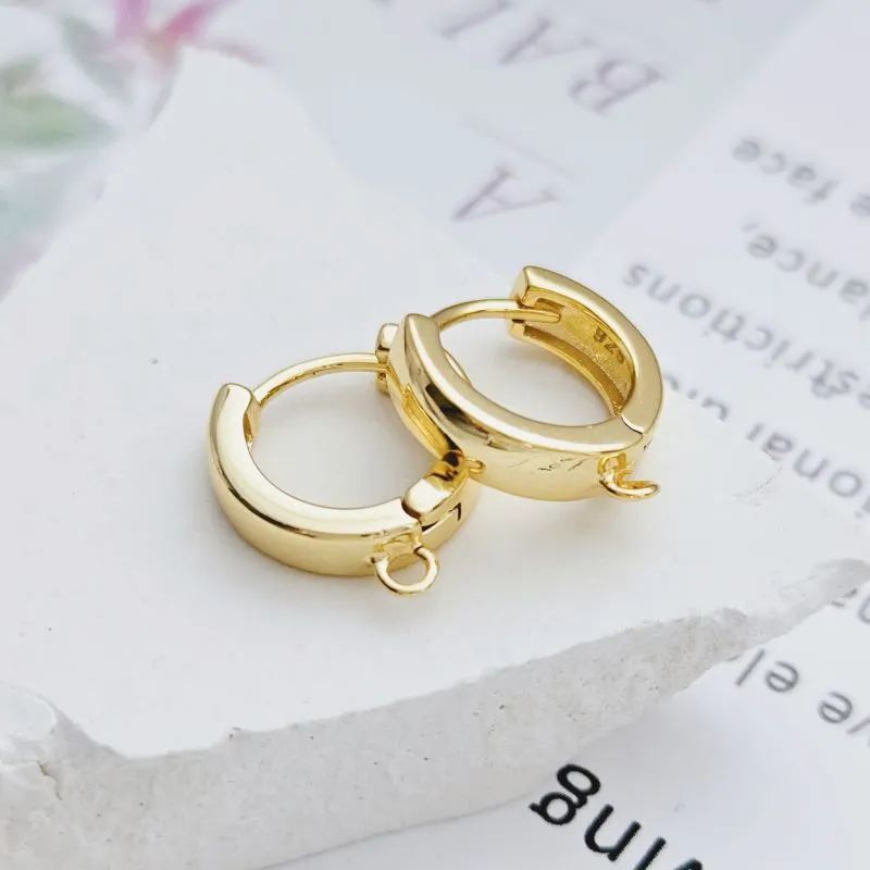 УЦЕНКА Швензы колечки с замком 16х14х4 мм позолота (5645-З-УЦ) купить в Воронеже | Заказать в интернет-магазине Viva Beads
