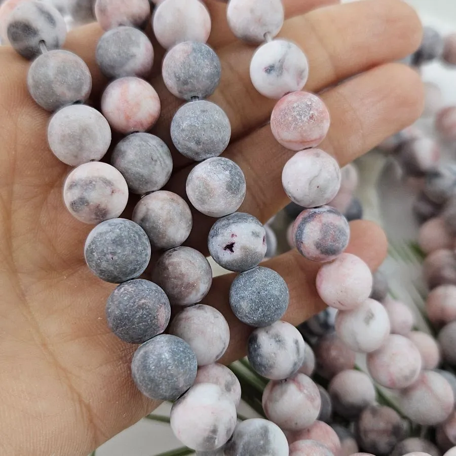 Нить 37 см Яшма розовая матовая бусины 10 мм гладкий шар (9075-10) купить в Воронеже | Заказать в интернет-магазине Viva Beads
