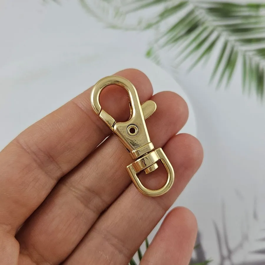 Замок овальный карабин 38.3 мм позолота 14К (8579-З) купить в Воронеже | Заказать в интернет-магазине Viva Beads
