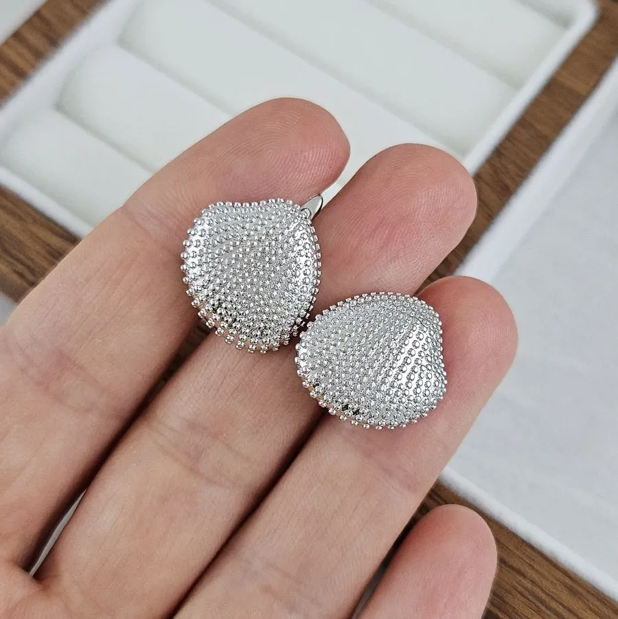 Швензы Ракушка 16.7х16 мм с английским замком, родиевое покрытие (10290-Р) швензы для серег купить с доставкой по России | Интернет-магазин Viva Beads