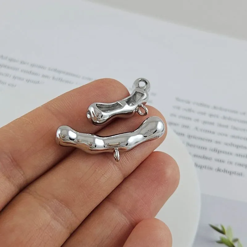 Бейл коннектор 30.6x11.5x6.2 мм, родиевое покрытие (9877-Р-30) купить с доставкой по России | Интернет-магазин Viva Beads