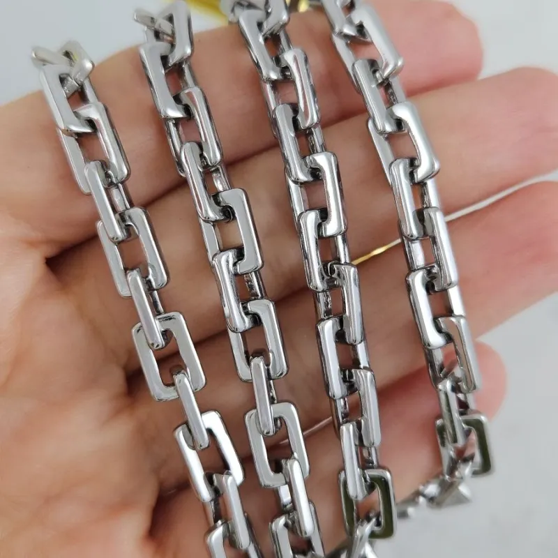 10 см Цепь толщиной 6.2 мм, родиевое покрытие (10288-Р) купить с доставкой по России | Интернет-магазин Viva Beads