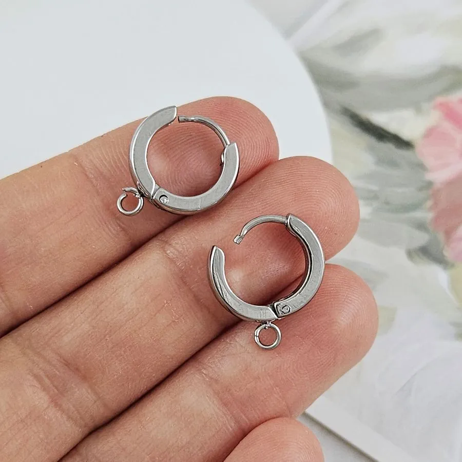 Швензы колечки 13.5x3 мм нержавеющая сталь (10167-3) швензы для серег купить с доставкой по России | Интернет-магазин Viva Beads