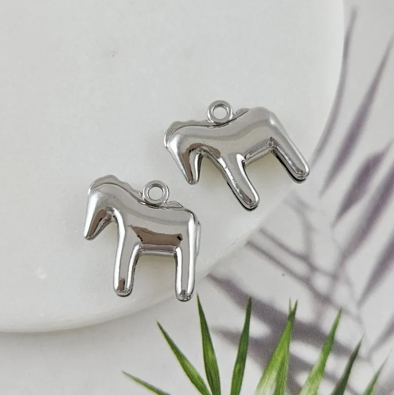 УЦЕНКА Подвеска Лошадь 17.4x16.6х4.9 мм, цвет платина (10061-П-УЦ) купить с доставкой по России | Интернет-магазин Viva Beads