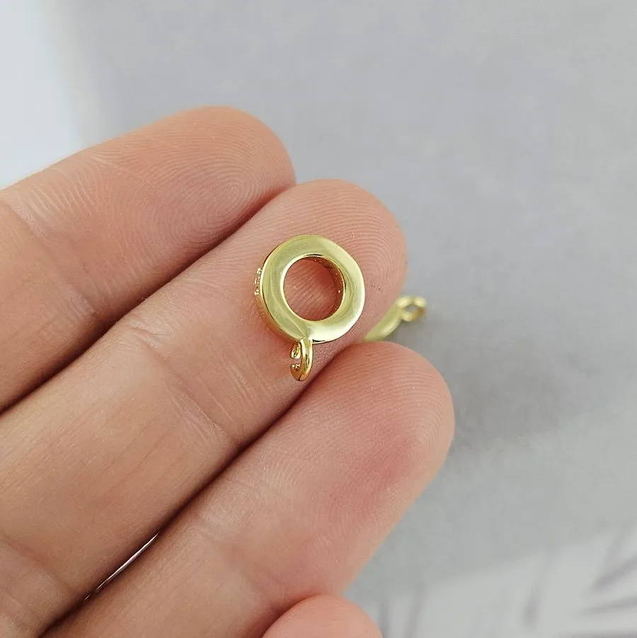 Бейл для подвесок 9x11.6x2 мм внутр. d 4.7 мм позолота 14К (7446-З) купить в Воронеже | Заказать в интернет-магазине Viva Beads
