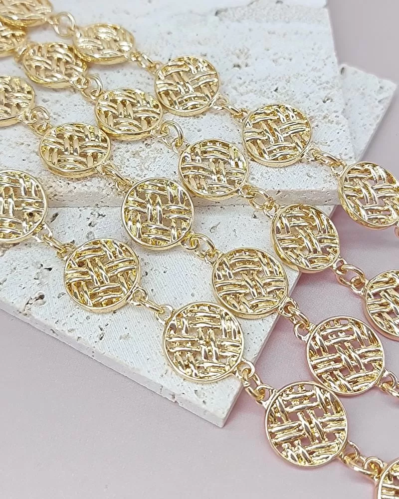 12 см Цепь крупная 16 мм толщина, позолота (7962-З) купить с доставкой по России | Интернет-магазин Viva Beads