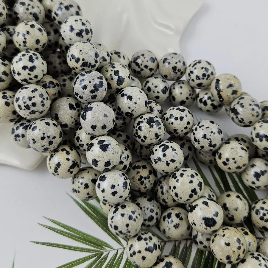 Нить 18 см Яшма далматиновая / порфирит / 12.5 мм гладкие бусины (6357-12) купить в Воронеже | Заказать в интернет-магазине Viva Beads
