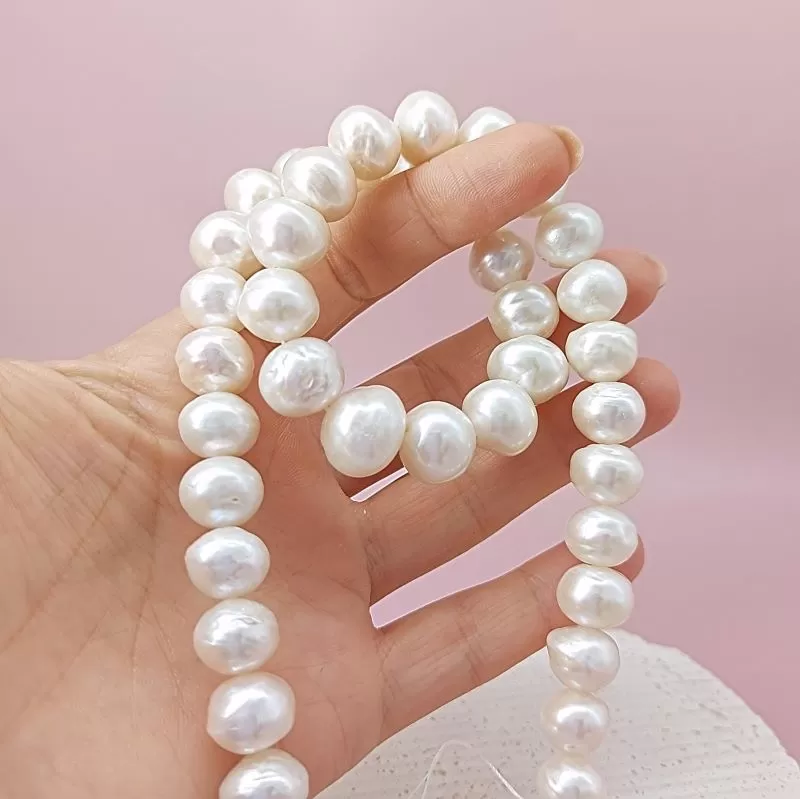 1 шт. Жемчуг барочный крупный 10-13 мм (3819) купить с доставкой по России | Интернет-магазин Viva Beads