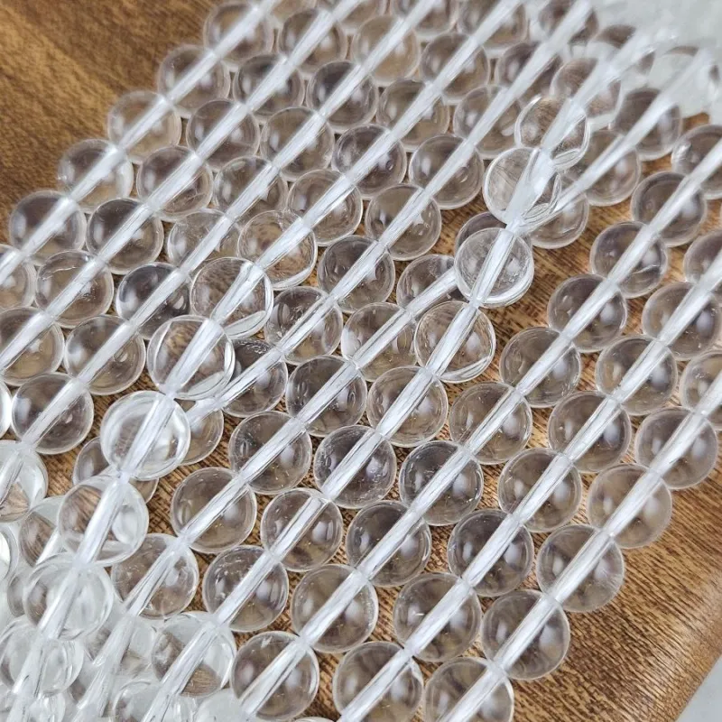 Нить 19 см Горный хрусталь натуральный ок. 8.7 мм, бусины гладкий шар,7А (7602-8-7А) для бижутерии купить с доставкой по России | Интернет‑магазин Viva Beads
