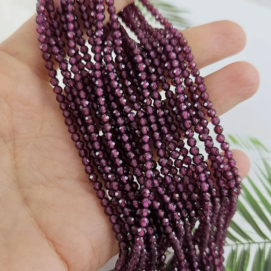 Нить 39 см Гранат натуральный ок. 3 мм граненые бусины (5600) купить в Воронеже | Заказать в интернет-магазине Viva Beads
