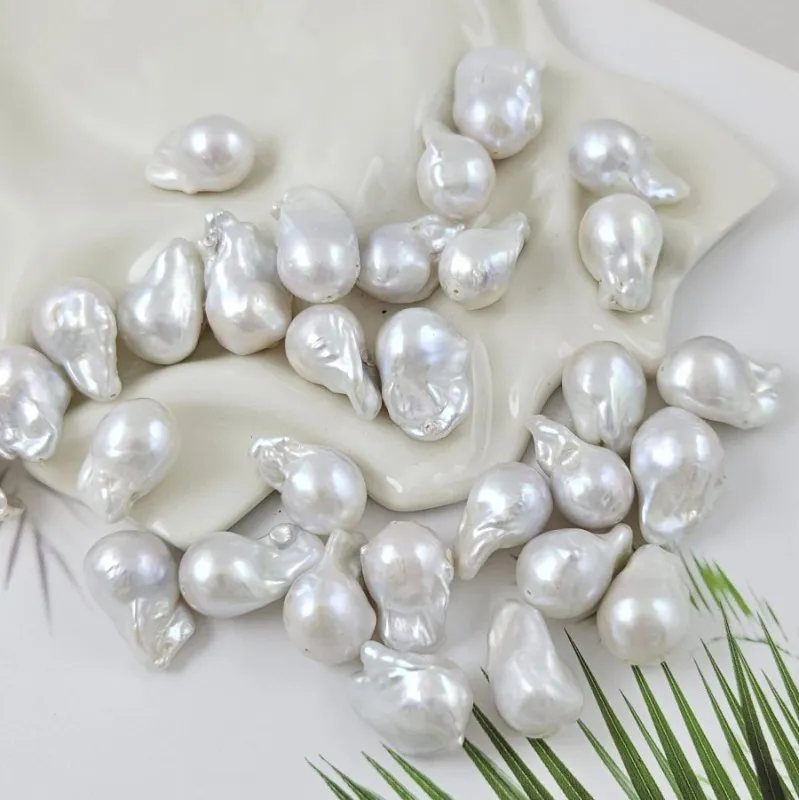 1 шт. Жемчуг барочный крупный 19-23.5х12-14 мм А, белый (1008) купить в #REGION_P# | Заказать в интернет-магазине Viva Beads
