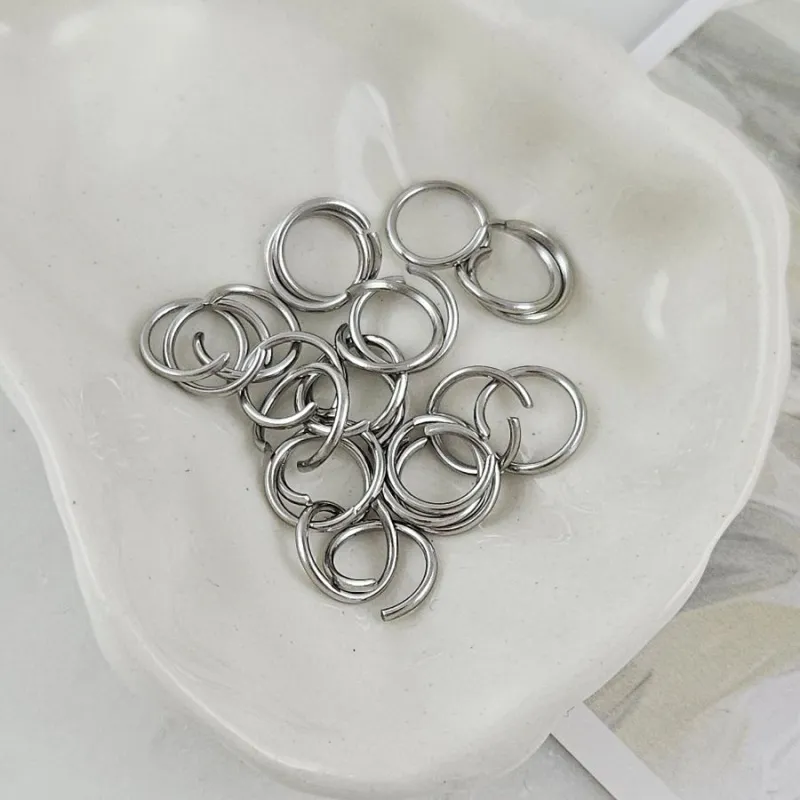 20 шт. Колечки 9x1 мм соединительные разъемные, нержавеющая сталь (4294-9х1) соединительные колечки и кольца-коннекторы купить с доставкой по России | Интернет-магазин Viva Beads
