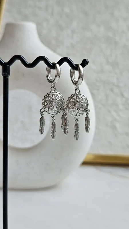 Amulet  — набор материалов для создания серёжек с ловцом снов (НАБОР-68)