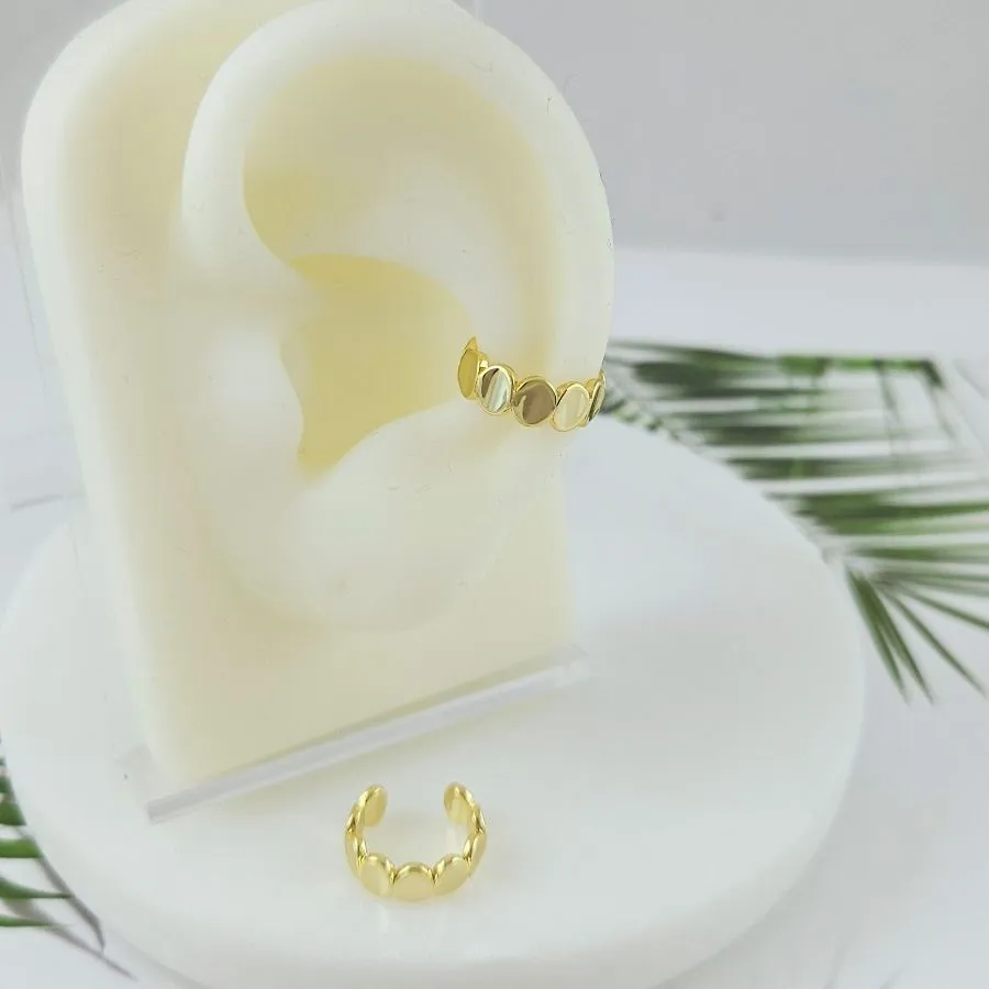 1 шт. Кафф на ухо 13х4.8 мм позолота 14К (10089-З) купить с доставкой по России | Интернет-магазин Viva Beads