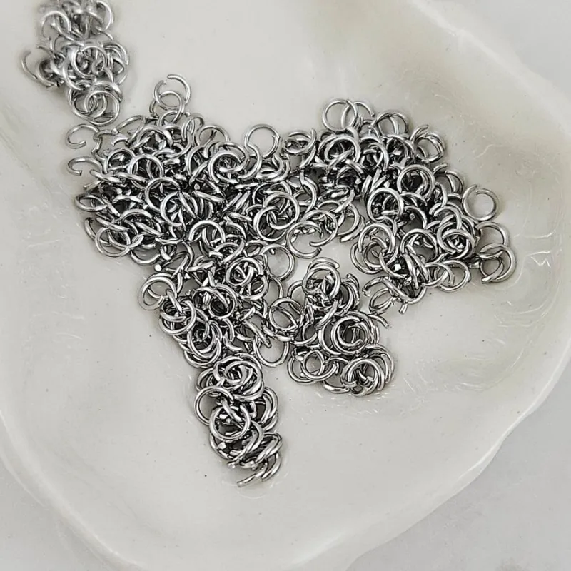 20 шт. Колечки 4x0.6 мм соединительные разъемные, нержавеющая сталь (3908-0.6) соединительные колечки и кольца-коннекторы купить с доставкой по России | Интернет-магазин Viva Beads