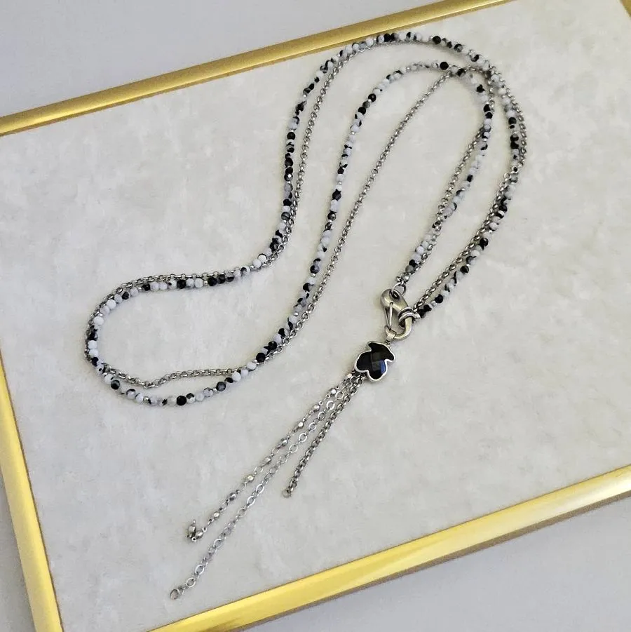 Лунный свет: набор материалов для создания длинного колье из лунного камня (НАБОР-72) купить с доставкой по России | Интернет-магазин Viva Beads