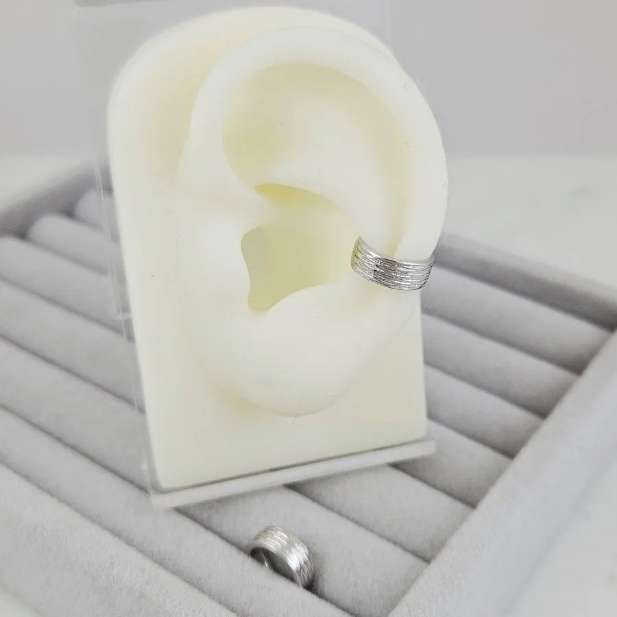 1 шт. Кафф на ухо 11.8х4.3 мм родиевое покрытие (10200-Р) купить с доставкой по России | Интернет-магазин Viva Beads