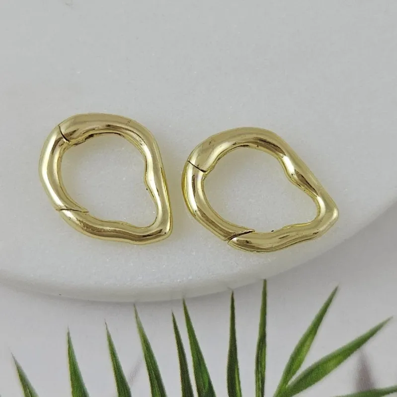 Замок карабин 18.6*14.1 мм позолота 14К (9828-З) купить в Воронеже | Заказать в интернет-магазине Viva Beads
