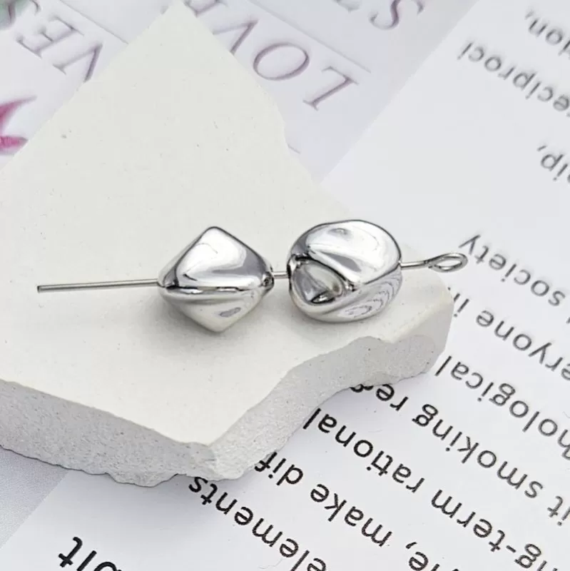 УЦЕНКА 1 шт. Бусина, разделитель фри форм 10.7х9.5 мм родиевое покрытие (8682-Р-УЦ) купить в Воронеже | Заказать в интернет-магазине Viva Beads
