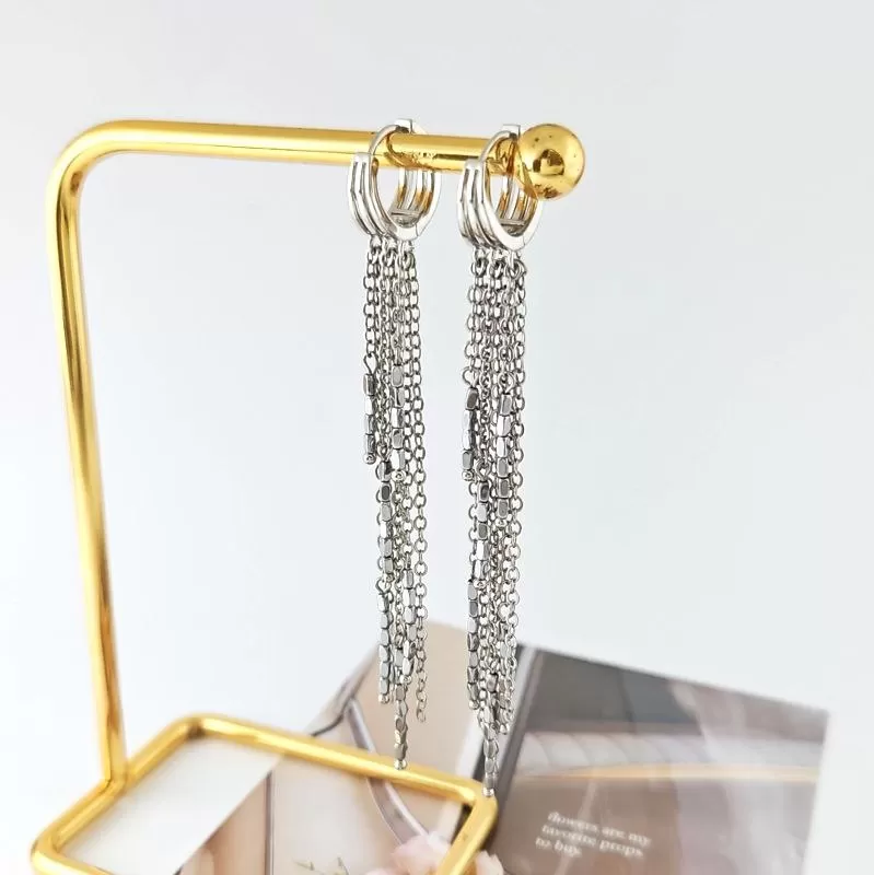 Мастер-класс "Серьги с цепочками"