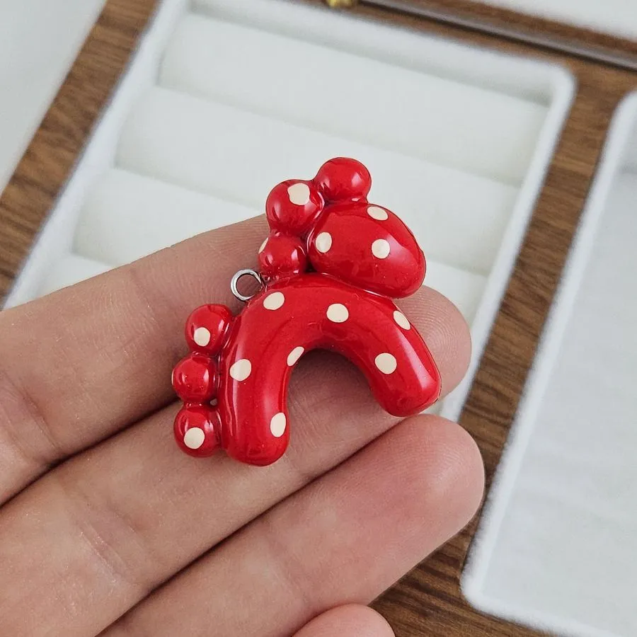 Подвеска Лошадка ручной работы 30x27х9.6 мм, насыщенный красный (10280-К) купить с доставкой по России | Интернет-магазин Viva Beads