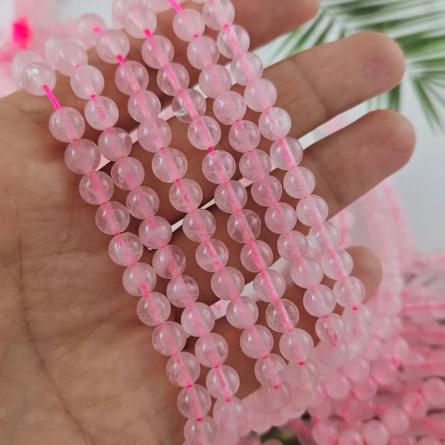 Нить 19 см Розовый кварц 6.1-6.3 мм бусина гладкий шар (767-6.2) купить в Воронеже | Заказать в интернет-магазине Viva Beads

